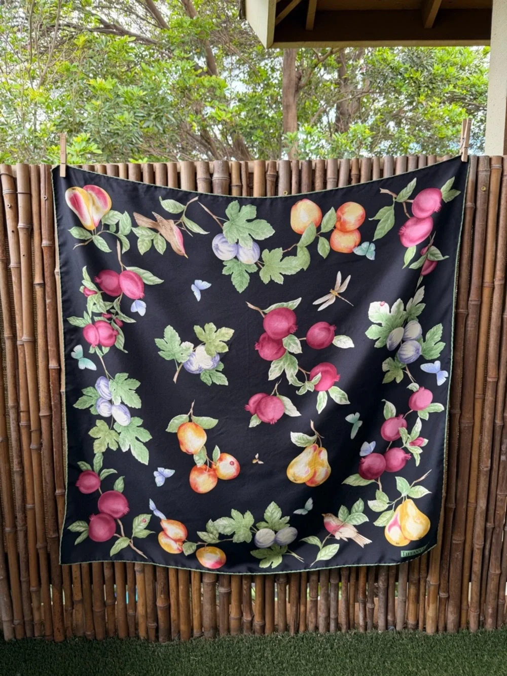 TIFFANY & CO vintage silk scarf - Picture 1 of 5